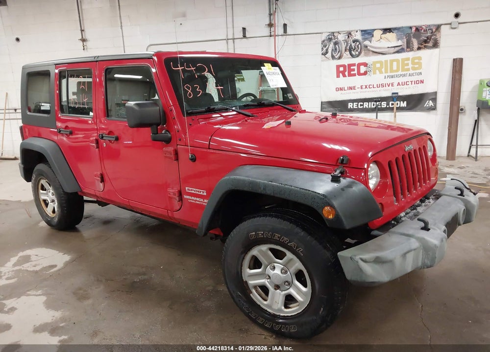 2010 JEEP WRANGLER UNLIMITED SPORT VIN: 1J4BA3H1XAL205498