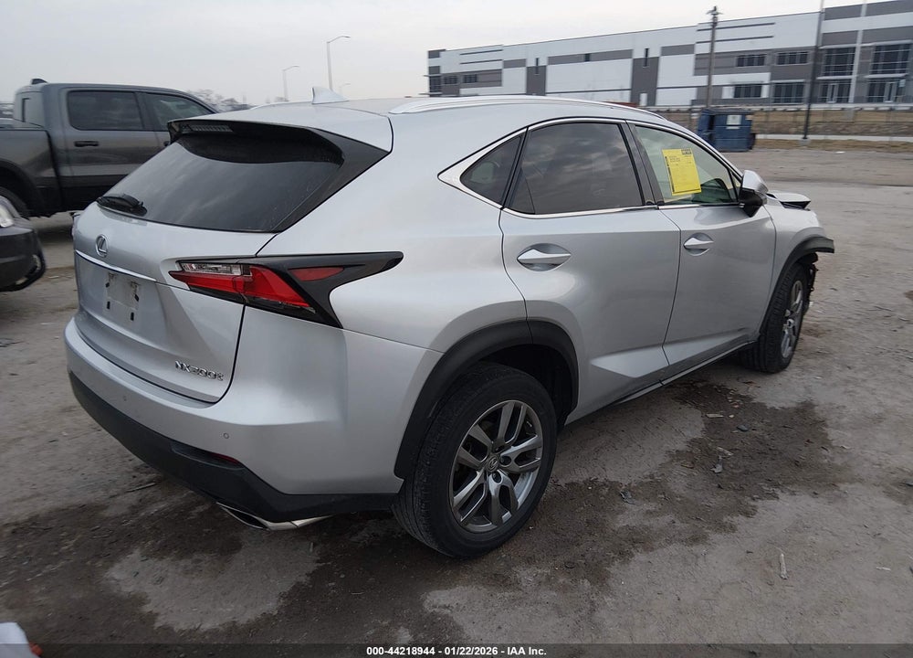 2016 LEXUS NX 200T VIN: JTJYARBZ8G2041178