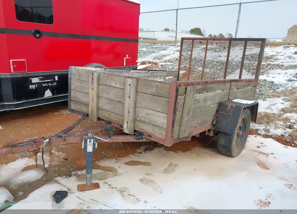 2001 TILT TANDEM UTILITY TRAILER 8' S VIN: 0000000NCX1062311