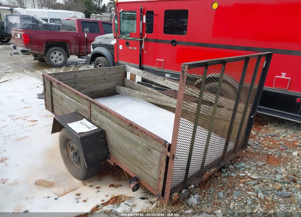2001 TILT TANDEM UTILITY TRAILER 8' S VIN: 0000000NCX1062311