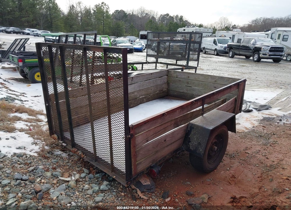 2001 TILT TANDEM UTILITY TRAILER 8' S VIN: 0000000NCX1062311