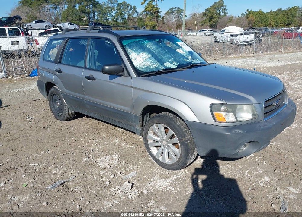 2005 SUBARU FORESTER 2.5X VIN: JF1SG63655H745932