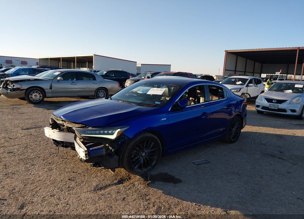 2019 ACURA ILX PREMIUM   A-SPEC PACKAGES/W/TECHNOLOGY/A-SPEC PKG VIN: 19UDE2F85KA010758