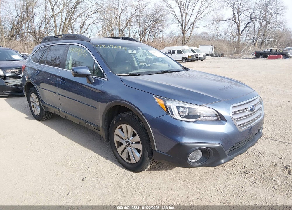 2016 OUTBACK SUBARU  2.5I PREMIUM VIN: 4S4BSBFC1G3344960