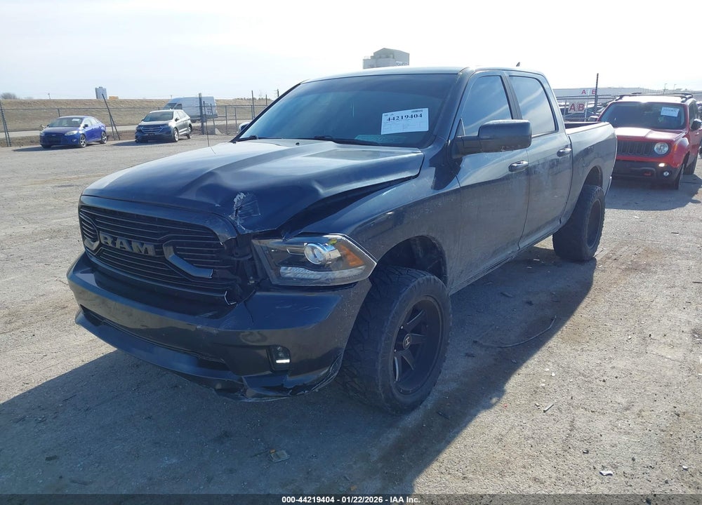 2018 RAM 1500 SPORT  4X4 5'7 BOX VIN: 1C6RR7MG1JS113899