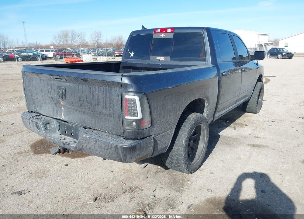 2018 RAM 1500 SPORT  4X4 5'7 BOX VIN: 1C6RR7MG1JS113899