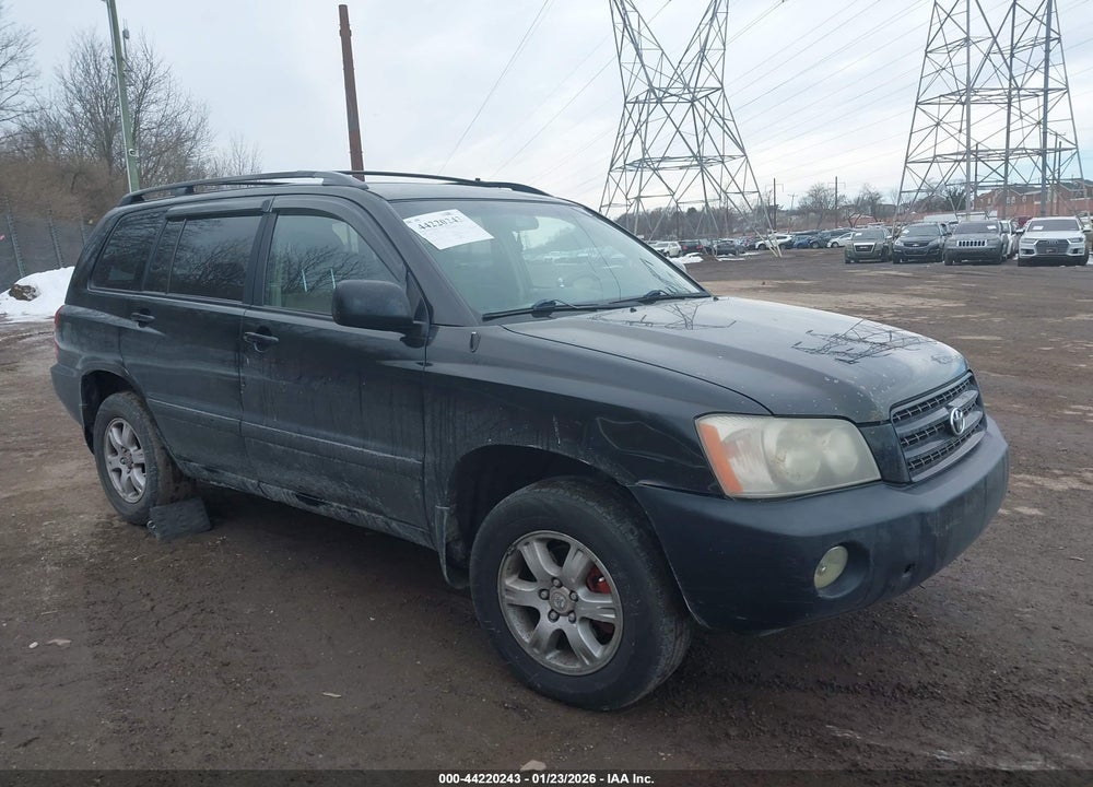2001 TOYOTA HIGHLANDER V6 VIN: JTEHF21A110037074