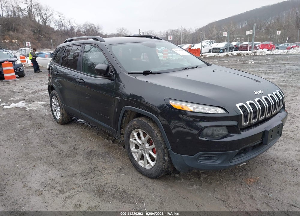 2016 JEEP CHEROKEE SPORT VIN: 1C4PJMAB2GW348795