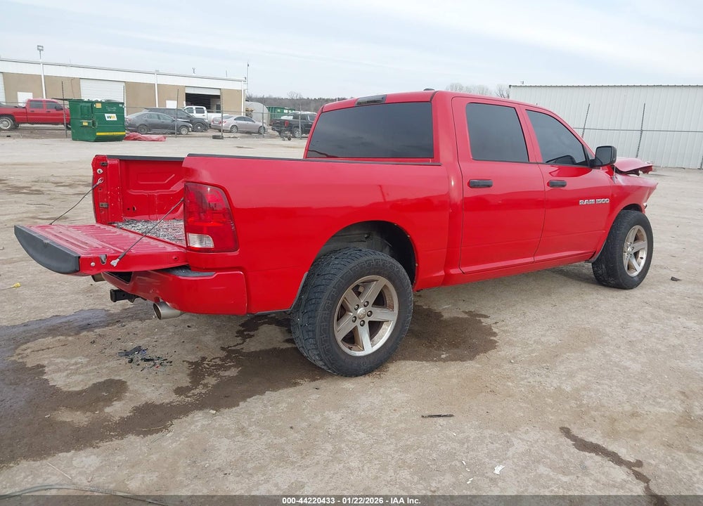 2012 RAM 1500 ST VIN: 1C6RD6KT4CS208291