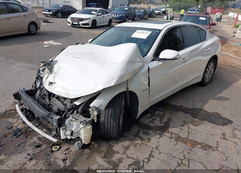2014 INFINITI Q50 HYBRID PREMIUM VIN: JN1AV7AP6EM691029