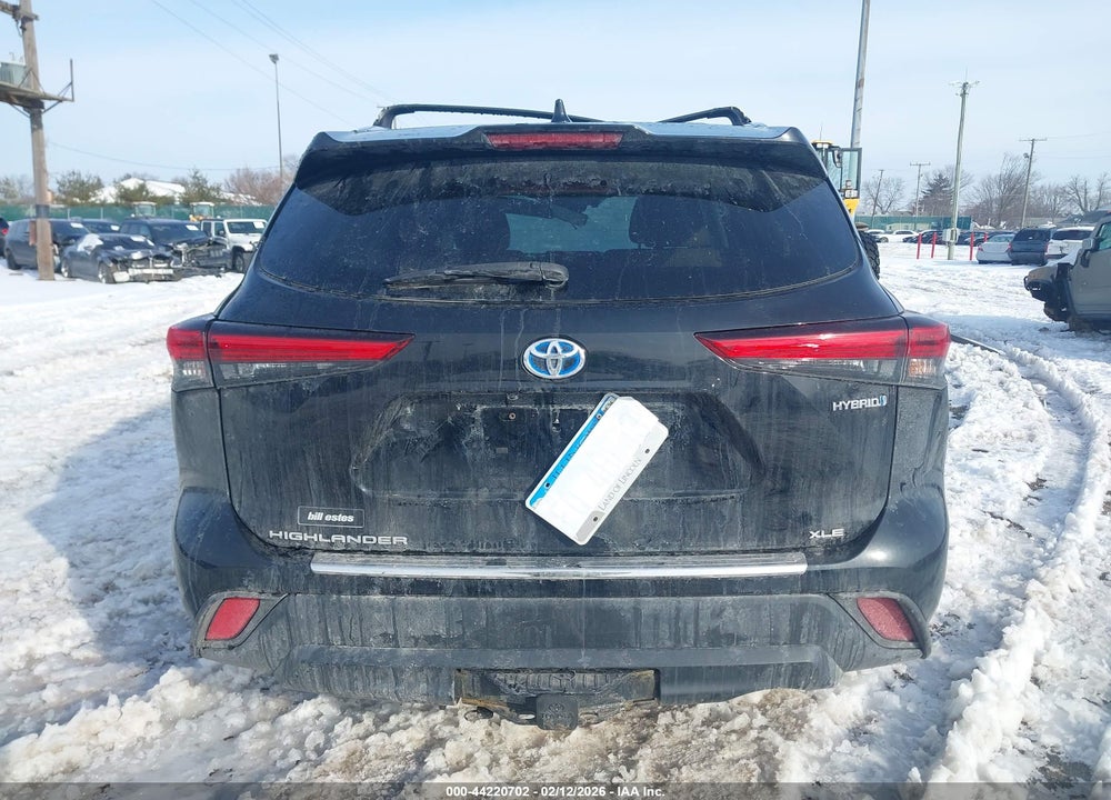 2020 TOYOTA HIGHLANDER HYBRID XLE VIN: 5TDHBRCH7LS513749