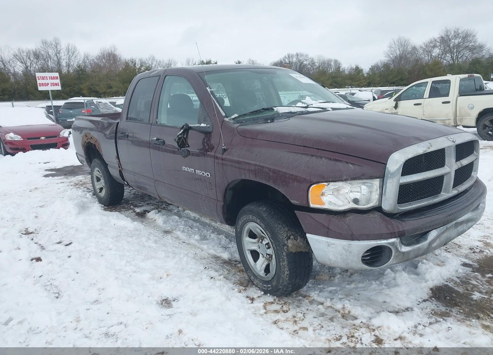 2005 DODGE RAM 1500 SLT/LARAMIE VIN: 1D7HU18N45S286000