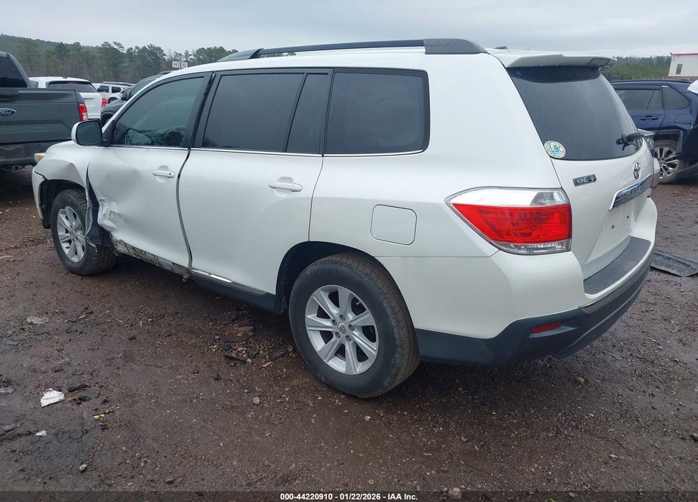 2012 TOYOTA HIGHLANDER BASE V6 VIN: 5TDZK3EHXCS083195