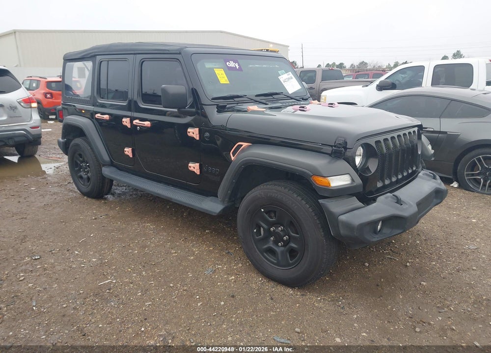 2021 JEEP WRANGLER UNLIMITED SPORT 4X4 VIN: 1C4HJXDGXMW820203