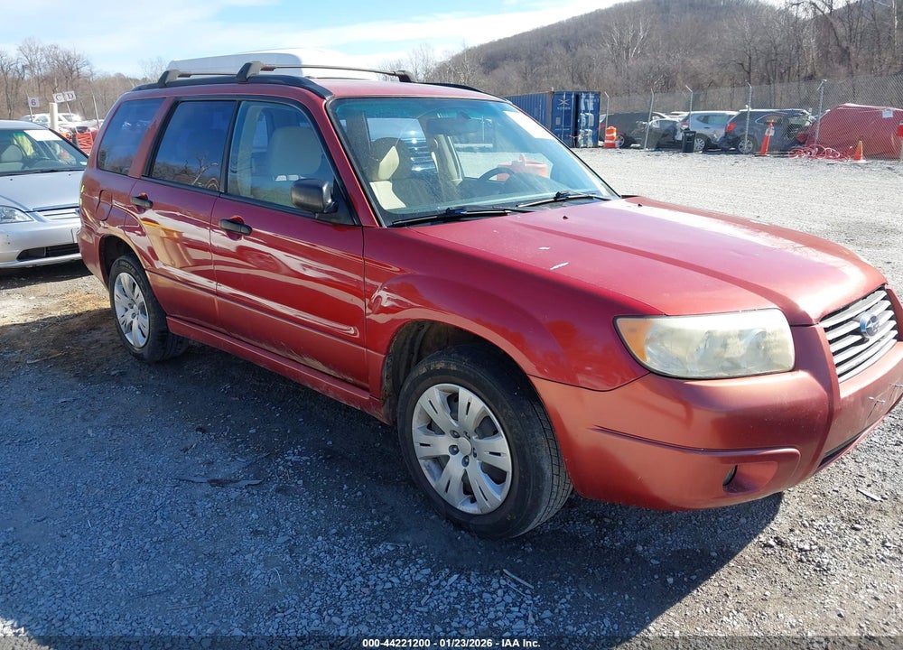 2008 SUBARU FORESTER 2.5X VIN: JF1SG63628H710608