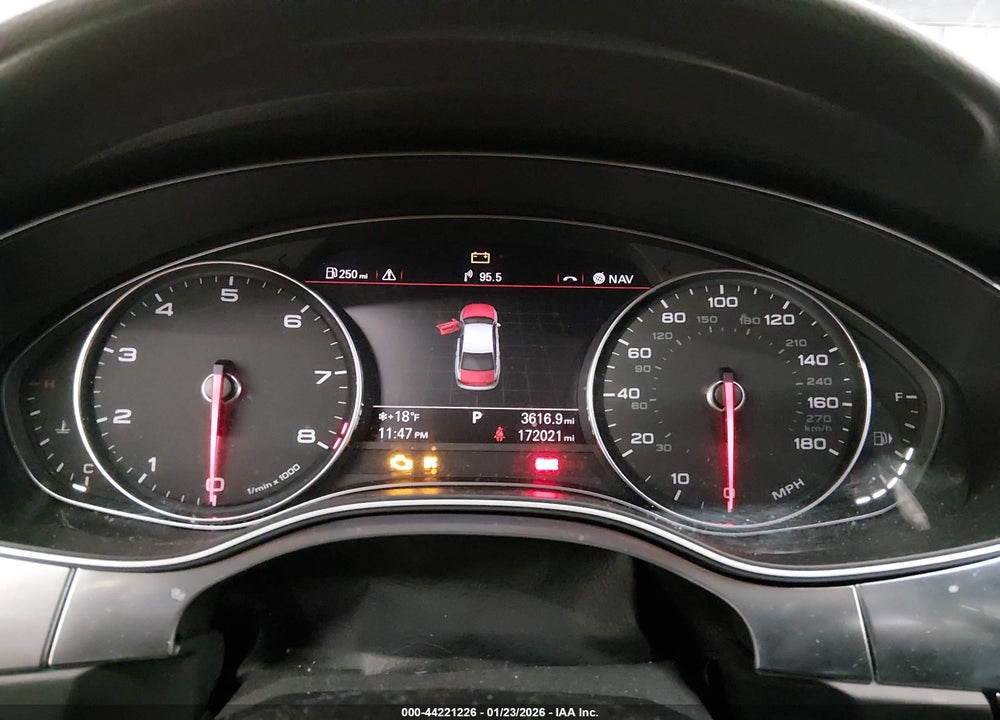 2012 AUDI A6 3.0 PREMIUM VIN: WAUHGAFC5CN178478