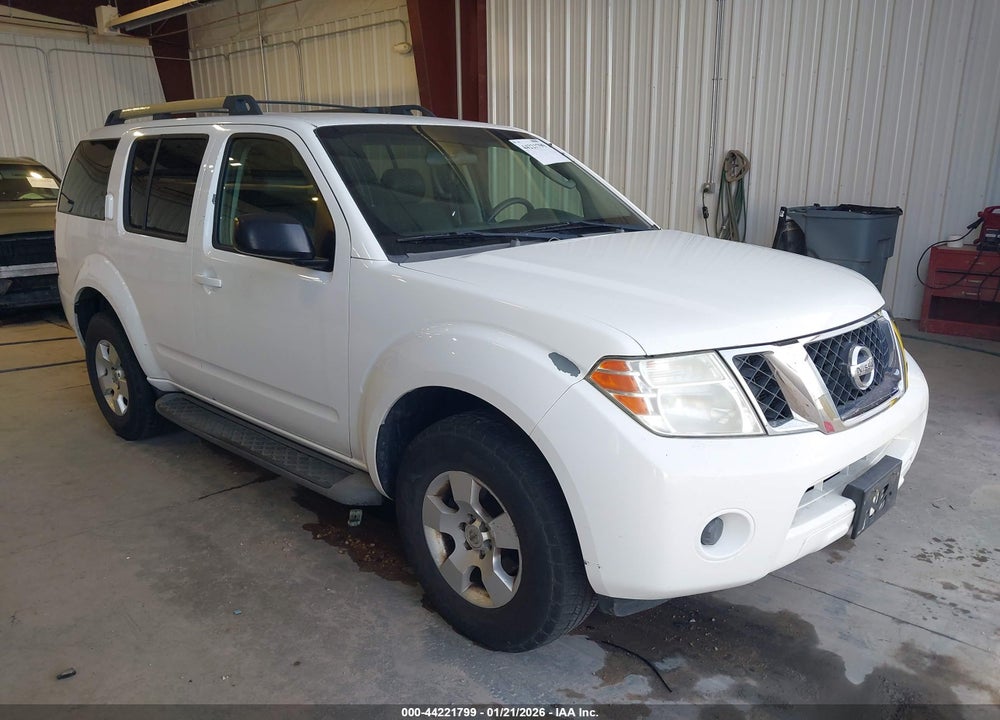 2009 NISSAN PATHFINDER S VIN: 5N1AR18B19C608168