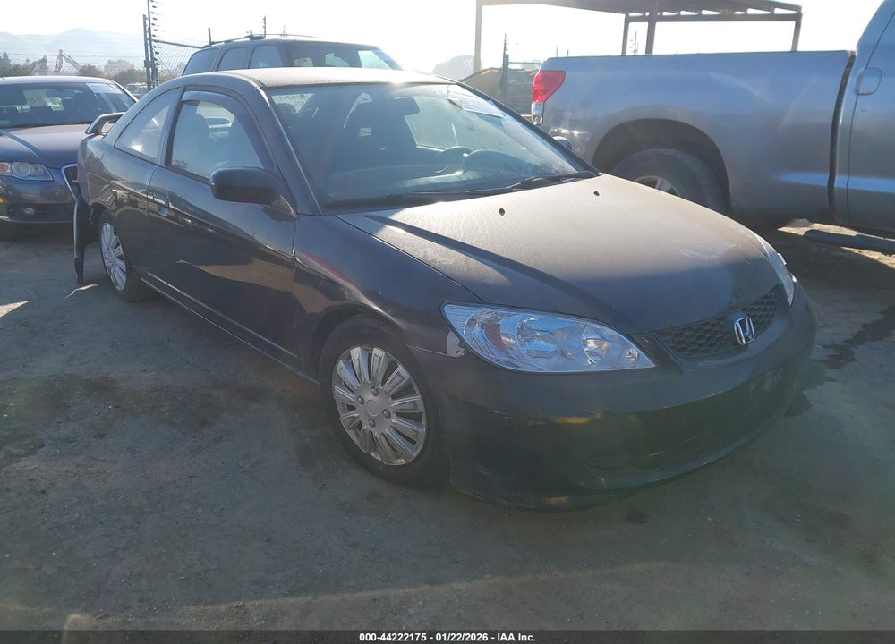 2004 HONDA CIVIC LX VIN: 1HGEM22534L042022