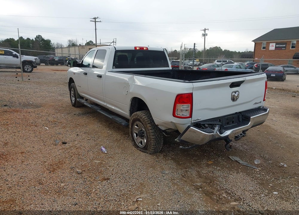 2022 RAM 2500 TRADESMAN  4X4 8' BOX VIN: 3C6UR5HJ9NG345328