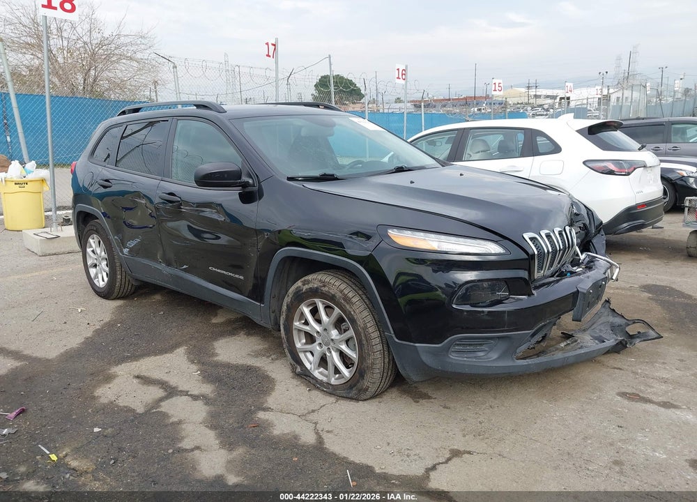 2017 JEEP CHEROKEE SPORT 4X4 VIN: 1C4PJMAB2HW541840