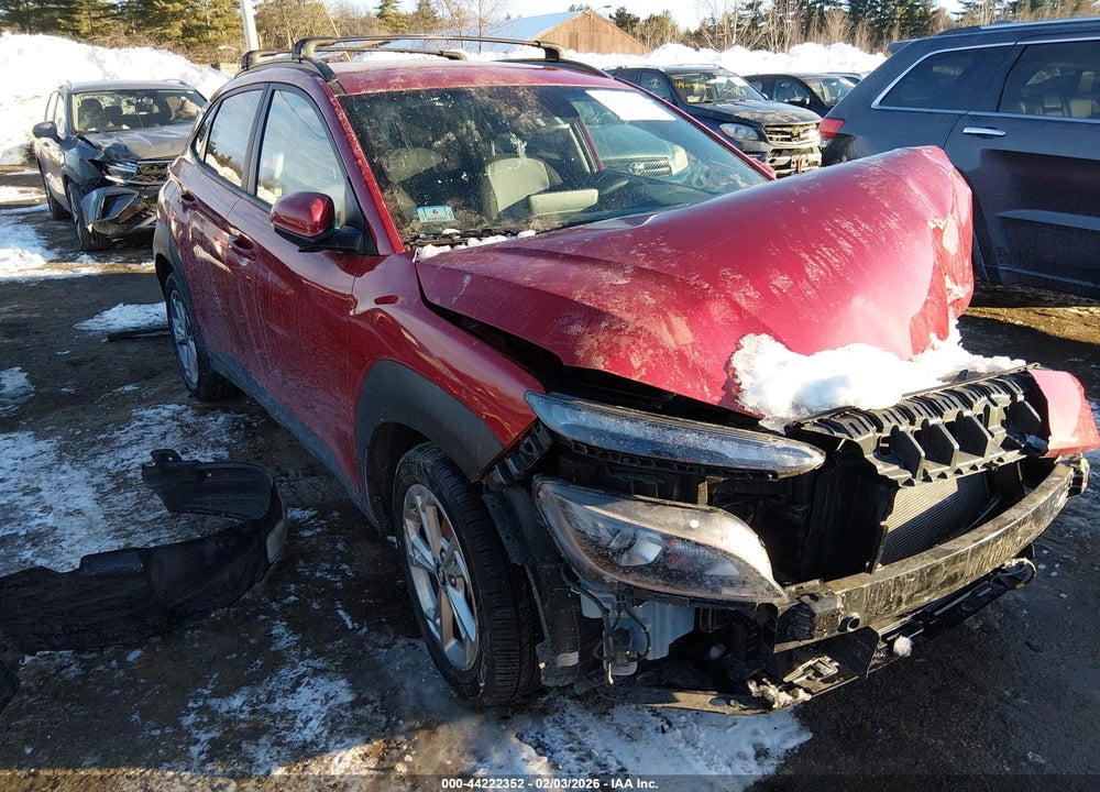 2022 HYUNDAI KONA SEL VIN: KM8K6CAB7NU762892