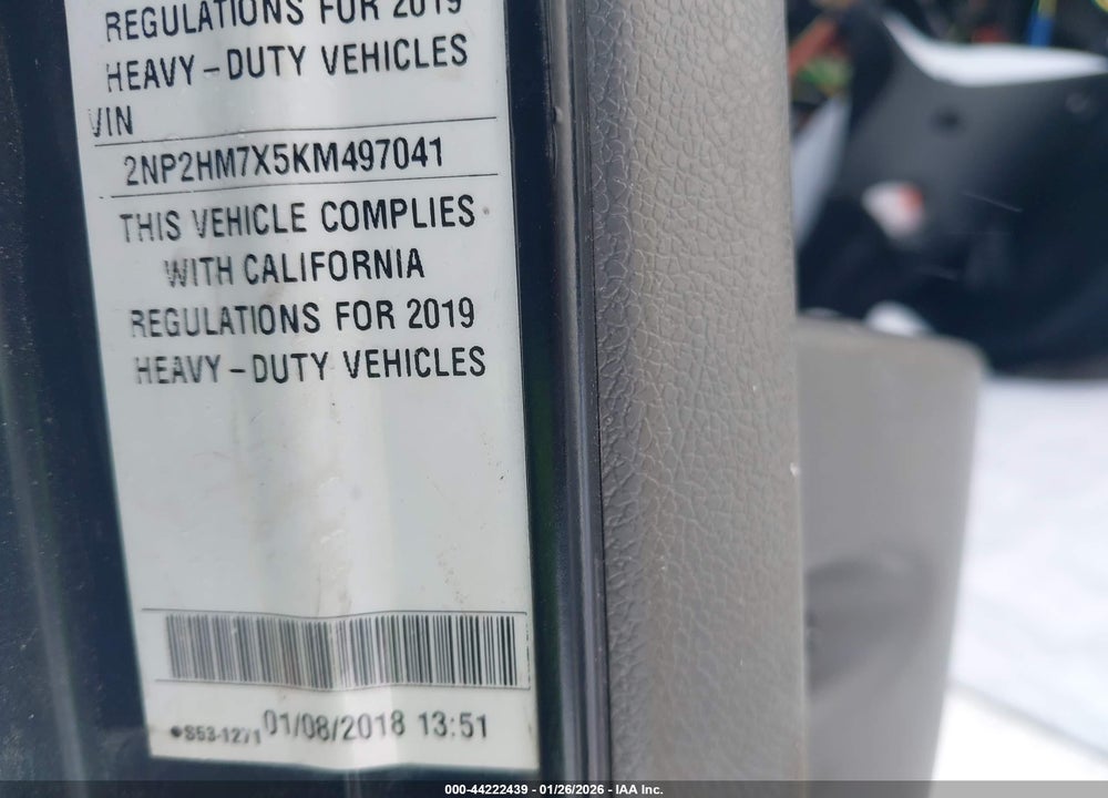 2019 PETERBILT 337 VIN: 2NP2HM7X5KM497041