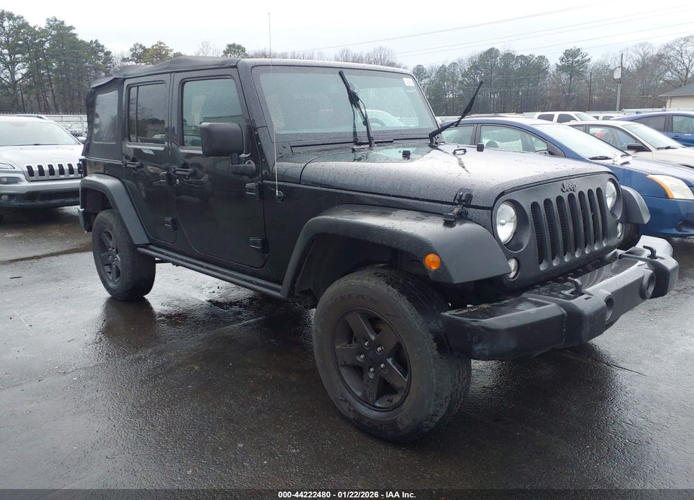 2016 JEEP WRANGLER UNLIMITED BLACK BEAR VIN: 1C4BJWDGXGL133602