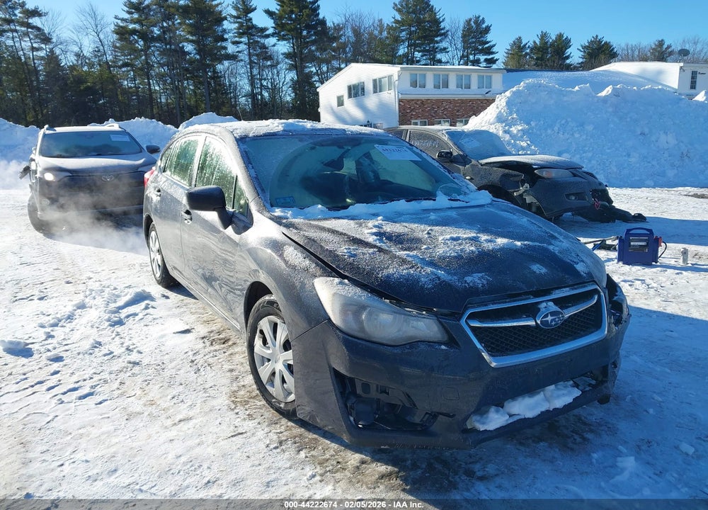 2015 SUBARU IMPREZA 2.0I VIN: JF1GPAA62F8236006