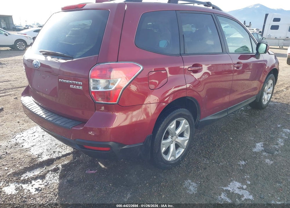 2016 SUBARU FORESTER 2.5I PREMIUM VIN: JF2SJADCXGH495319
