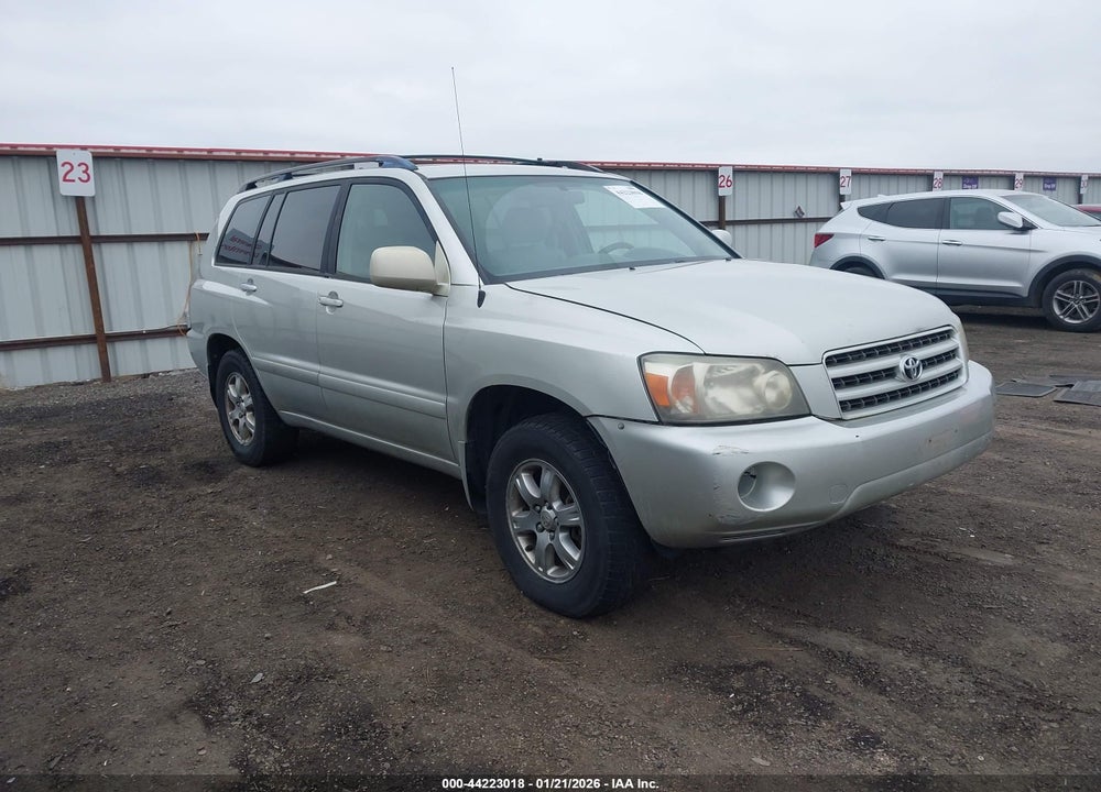 2004 TOYOTA HIGHLANDER VIN: JTEHD21AX40032756