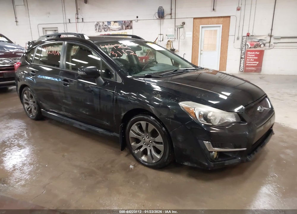 2015 SUBARU IMPREZA 2.0I SPORT PREMIUM VIN: JF1GPAT65F9252594