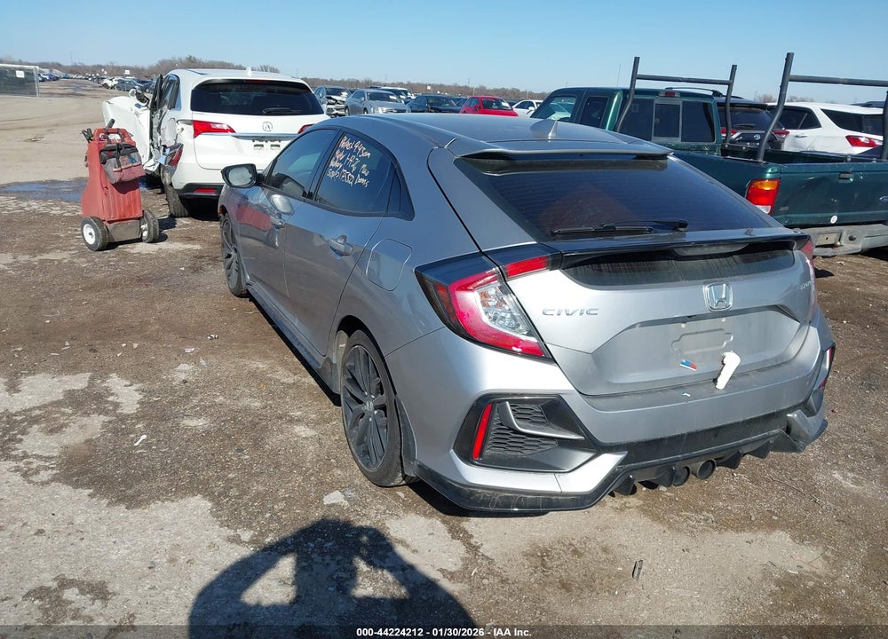 2021 HONDA CIVIC SPORT VIN: SHHFK7H4XMU232843