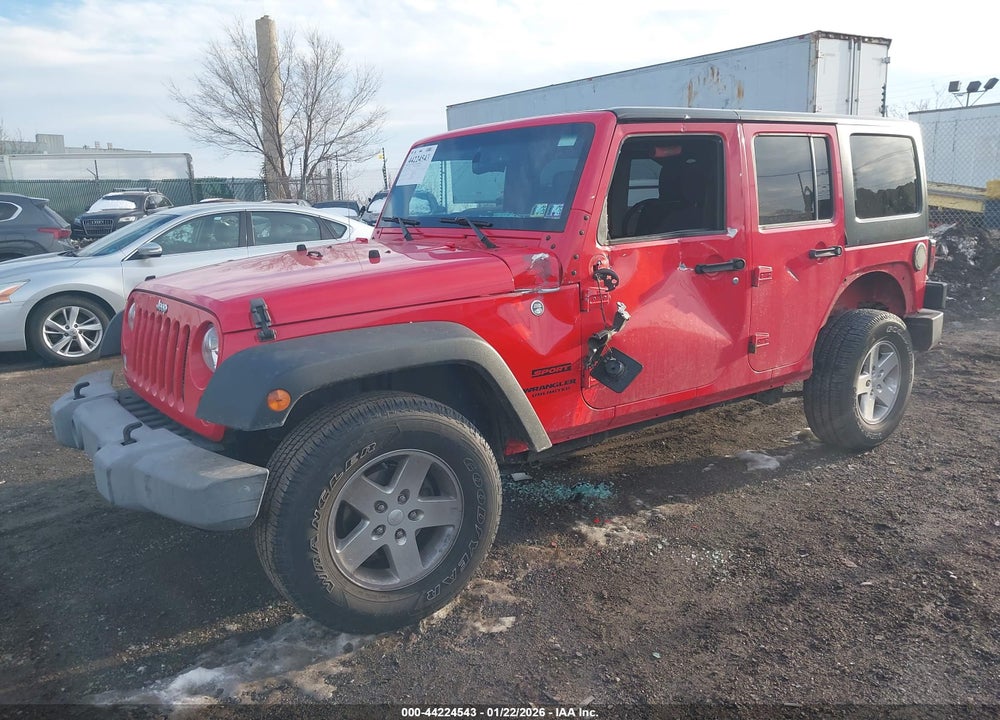 2016 JEEP WRANGLER UNLIMITED SPORT VIN: 1C4BJWDG0GL101578