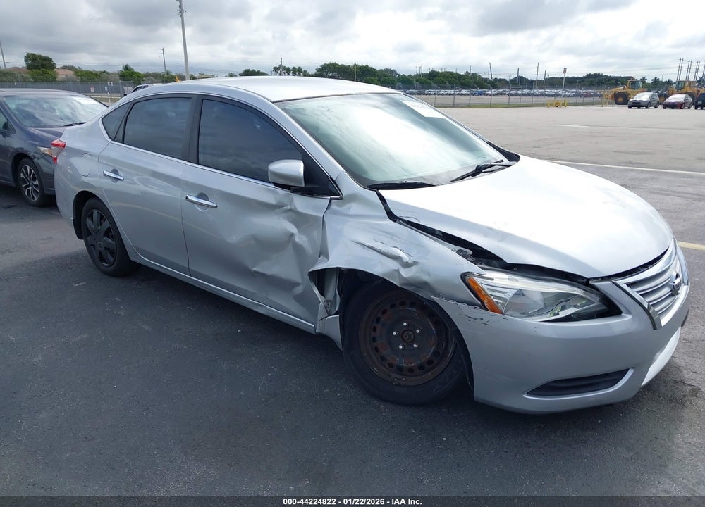 2015 NISSAN SENTRA S VIN: 3N1AB7AP9FY312600