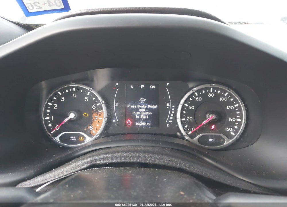 2018 JEEP RENEGADE LATITUDE FWD VIN: ZACCJABB1JPJ46589