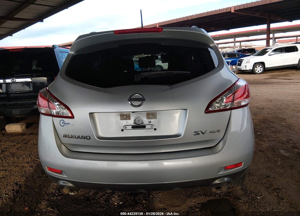 2013 NISSAN MURANO SV VIN: JN8AZ1MW0DW316424