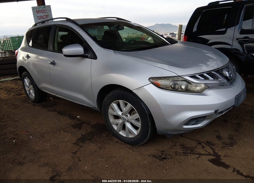 2013 NISSAN MURANO SV VIN: JN8AZ1MW0DW316424
