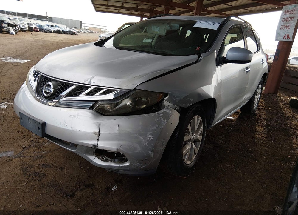 2013 NISSAN MURANO SV VIN: JN8AZ1MW0DW316424