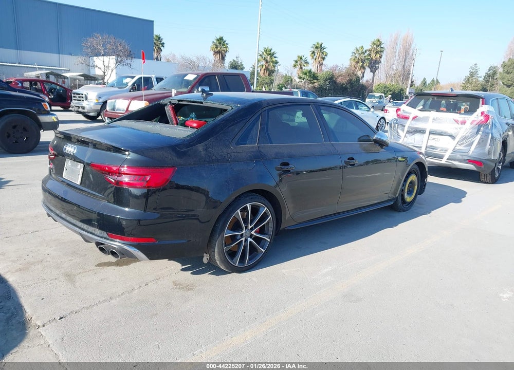 2018 AUDI S4 3.0T PREMIUM PLUS VIN: WAUC4AF47JA003522