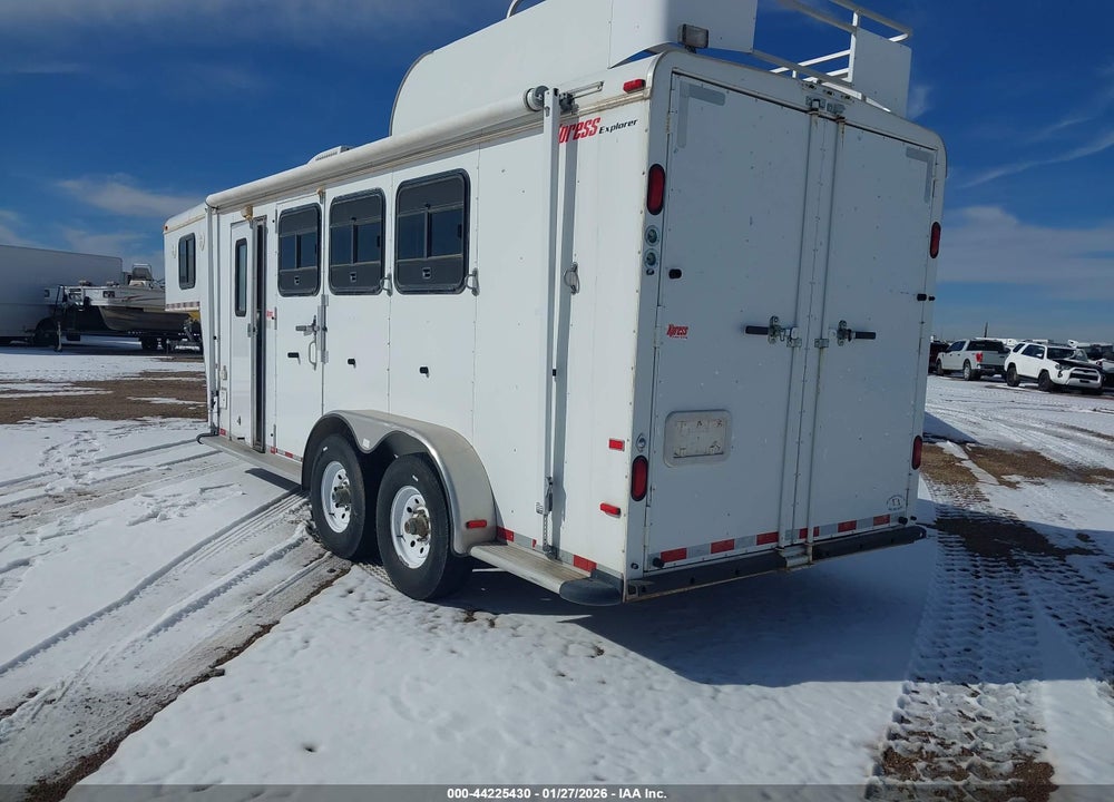 2004 CHARMAC YUKON 3 STALL HORSE TRAILER VIN: 4RYH182064T111229