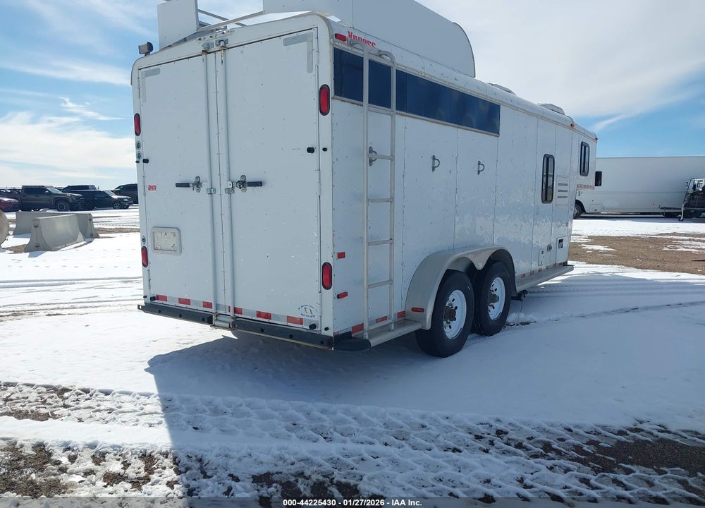 2004 CHARMAC YUKON 3 STALL HORSE TRAILER VIN: 4RYH182064T111229