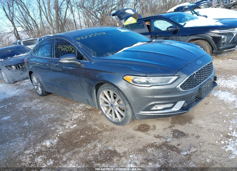 2017 FORD FUSION PLATINUM VIN: 3FA6P0D95HR331205