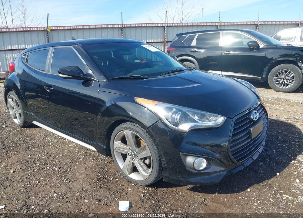 2013 HYUNDAI VELOSTER TURBO W/BLUE VIN: KMHTC6AE2DU130793