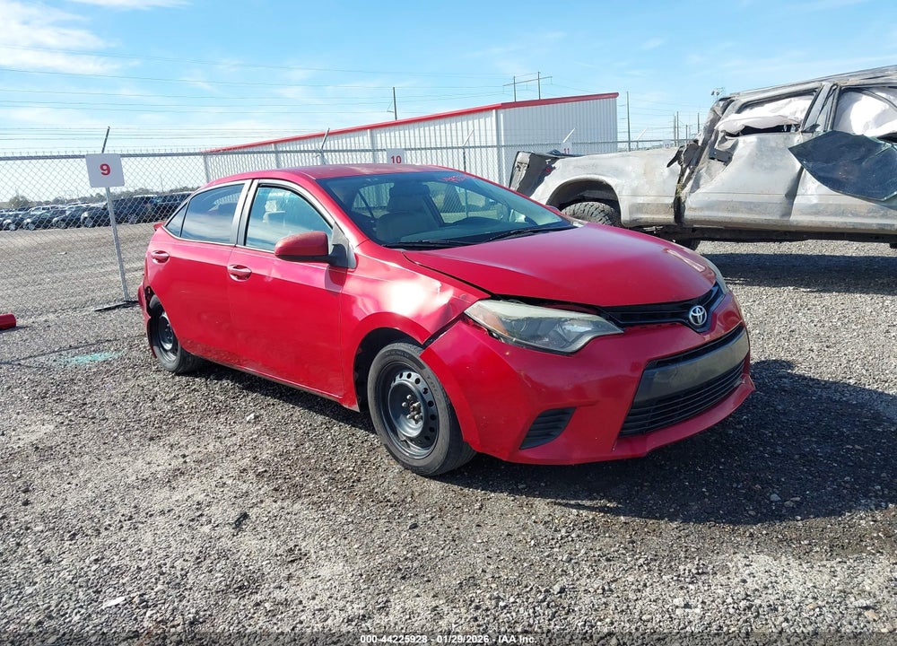 2016 TOYOTA COROLLA LE VIN: 5YFBURHEXGP448120