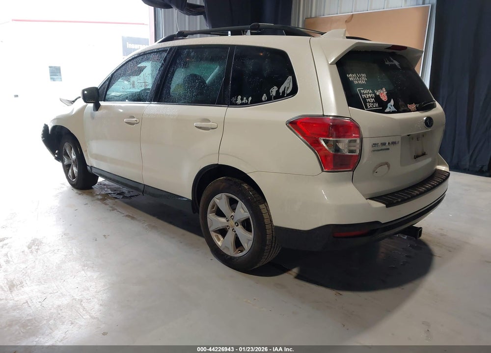 2016 SUBARU FORESTER 2.5I LIMITED VIN: JF2SJAHC1GH433754