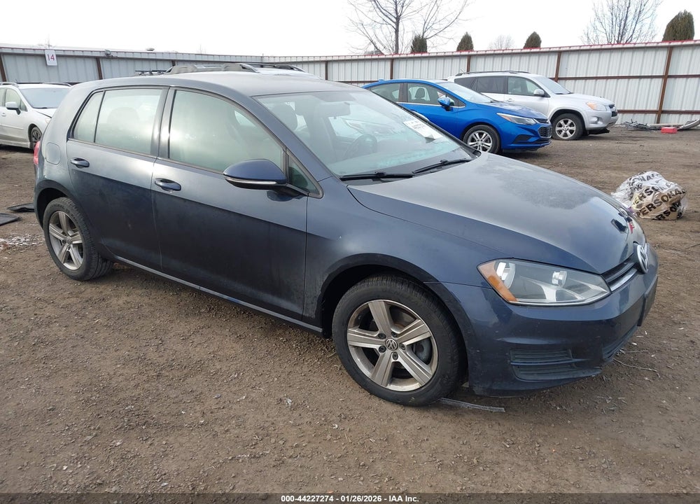 2015 VOLKSWAGEN GOLF TDI S 4-DOOR VIN: 3VW2A7AU3FM063192