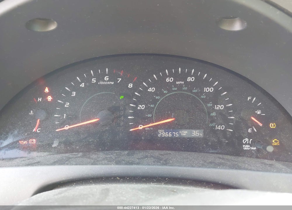2008 TOYOTA CAMRY LE VIN: 4T4BE46K48R013799