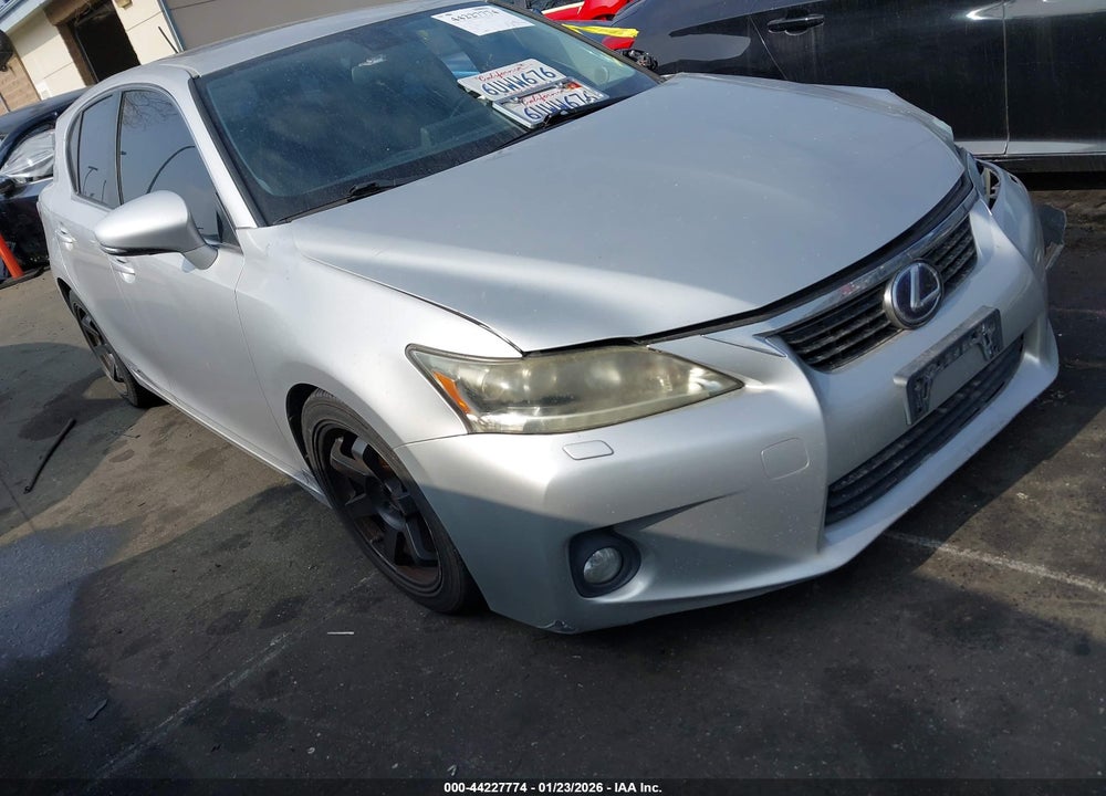 2012 LEXUS CT 200H PREMIUM VIN: JTHKD5BH7C2063505