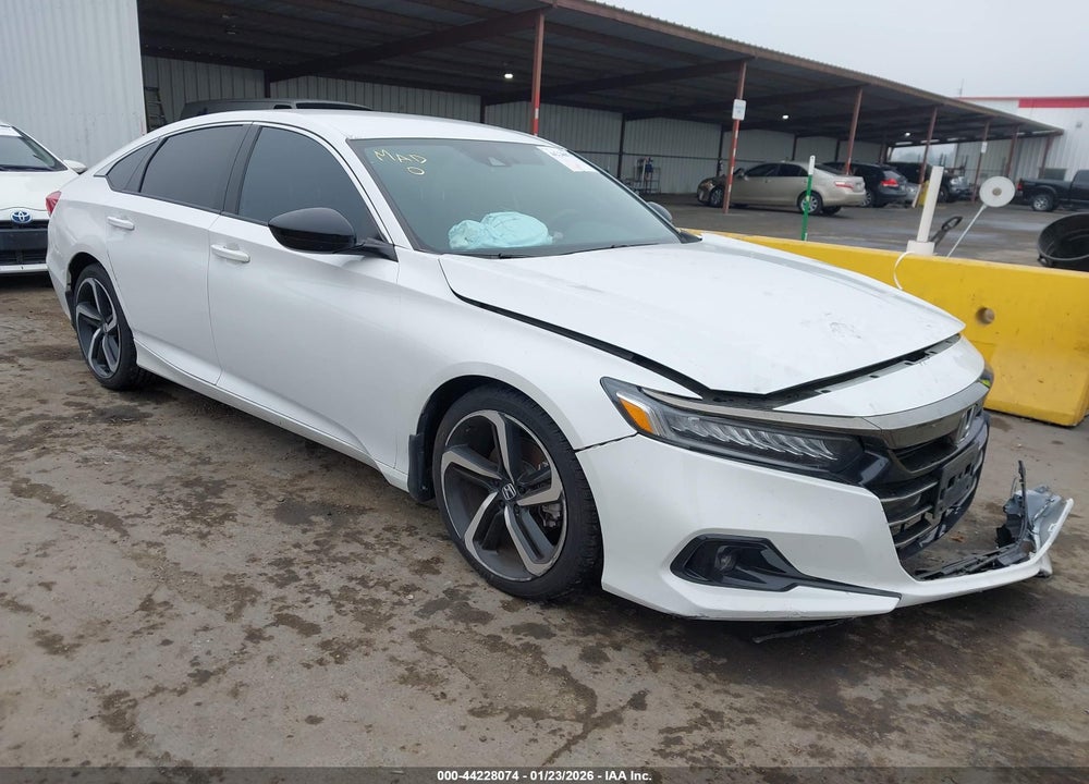 2022 HONDA ACCORD SPORT VIN: 1HGCV1F3XNA031975