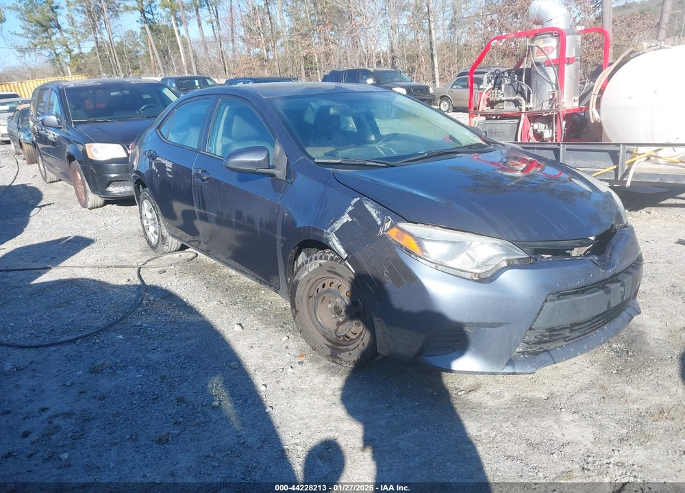 2016 TOYOTA COROLLA L VIN: 2T1BURHE3GC717283